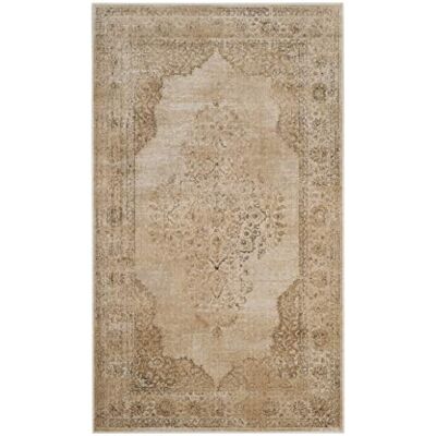 Safavieh Tradiční koberec pro obývací pokoj, jídelnu, ložnici Vintage Collection, krátký předsíň, krémový, 99 x 170 cm Safavieh Tradiční koberec pro obývací pokoj, jídelnu, ložnici Vintage Collection, krátký předsíň, krémový, 99 x 170 cm