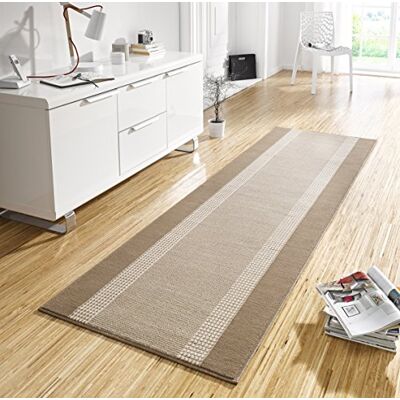 Hanse Home Koberec běhoun 80 × 450 cm – kobercový běhoun, měkký koberec s krátkým vlasem, moderní design, běhoun na chodbu, ložnici, dětský pokoj, koupelnu, obývací pokoj, kuchyň, dekorační běhoun – béžový krémový Hanse Home Koberec běhoun 80 × 450 cm – kobercový běhoun, měkký koberec s krátkým vlasem, moderní design, běhoun na chodbu, ložnici, dětský pokoj, koupelnu, obývací pokoj, kuchyň, dekorační běhoun – béžový krémový