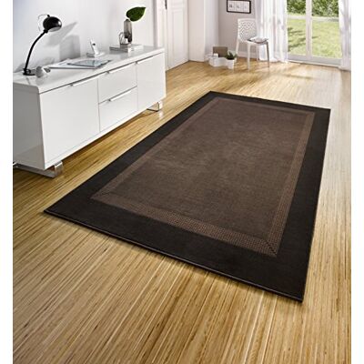 Hanse Home Koberec běhoun 120 × 170 cm – kobercový běhoun měkký koberec s krátkým vlasem, moderní design, běhoun na chodbu, ložnici, dětský pokoj, koupelnu, obývací pokoj, kuchyň, dekorační běhoun – hnědý Hanse Home Koberec běhoun 120 × 170 cm – kobercový běhoun měkký koberec s krátkým vlasem, moderní design, běhoun na chodbu, ložnici, dětský pokoj, koupelnu, obývací pokoj, kuchyň, dekorační běhoun – hnědý