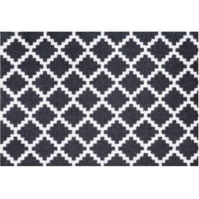 Hanse Home Zala Living Domácí rohožka do interiéru i exteriéru 50 x 70 cm – rohožka zachytávající nečistoty, moderní design, dveřní rohožka, omyvatelná & odolná proti povětrnostním vlivům, protiskluzová pro vstupní a venkovní použití – Elegance, černá kré Hanse Home Zala Living Domácí rohožka do interiéru i exteriéru 50 x 70 cm – rohožka zachytávající nečistoty, moderní design, dveřní rohožka, omyvatelná & odolná proti povětrnostním vlivům, protiskluzová pro vstupní a venkovní použití – Elegance, černá kré