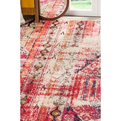 Safavieh Boho koberec do obývacího pokoje, jídelny, ložnice Monaco Collection, krátká předsíň, purpurová a multi, 122 X 170 cm Safavieh Boho koberec do obývacího pokoje, jídelny, ložnice Monaco Collection, krátká předsíň, purpurová a multi, 122 X 170 cm