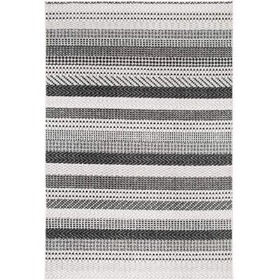 Andiamo Tkaný koberec Bolonia pruhovaný vzor běhoun moderní polypropylen Öko-Tex 100 koberec světle šedý, 60 x 110 cm Andiamo Tkaný koberec Bolonia pruhovaný vzor běhoun moderní polypropylen Öko-Tex 100 koberec světle šedý, 60 x 110 cm