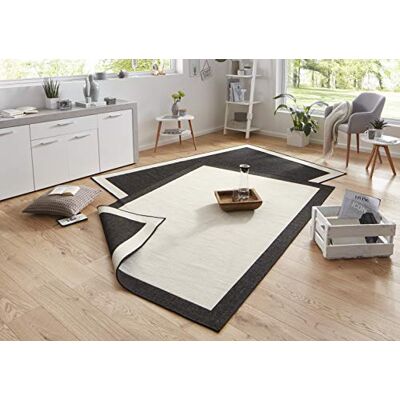 Hanse Home NORTHRUGS Koberec Panama pro vnitřní i venkovní použití, 80 × 150 cm – otočný koberec odolný proti povětrnostním vlivům, moderní univerzální design s bordurou, běhoun na balkon, terasu, zahradu, zimní Hanse Home NORTHRUGS Koberec Panama pro vnitřní i venkovní použití, 80 × 150 cm – otočný koberec odolný proti povětrnostním vlivům, moderní univerzální design s bordurou, běhoun na balkon, terasu, zahradu, zimní