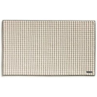 Möve Eden koupelnový koberec s krabicovou strukturou 60 x 100 cm ze 100% bavlny, přírodní / černý, přírodní Möve Eden koupelnový koberec s krabicovou strukturou 60 x 100 cm ze 100% bavlny, přírodní / černý, přírodní