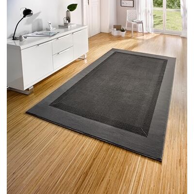 Hanse Home Koberec běhoun 120 × 170 cm – kobercový běhoun měkký koberec s krátkým vlasem, moderní design, běhoun na chodbu, ložnici, dětský pokoj, koupelnu, obývací pokoj, kuchyň, dekorační běhoun – šedý Hanse Home Koberec běhoun 120 × 170 cm – kobercový běhoun měkký koberec s krátkým vlasem, moderní design, běhoun na chodbu, ložnici, dětský pokoj, koupelnu, obývací pokoj, kuchyň, dekorační běhoun – šedý