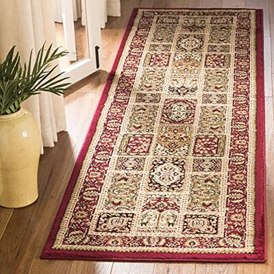Safavieh Tradiční koberec, LNH217, tkaný polypropylen koberec, běhoun, červený/vícebarevný, 62 x 240 cm Safavieh Tradiční koberec, LNH217, tkaný polypropylen koberec, běhoun, červený/vícebarevný, 62 x 240 cm