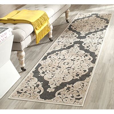 Safavieh Tradiční koberec do obývacího pokoje, jídelny, ložnice kolekce Paradise Collection, krátká předsíň, kámen a antracit, 66 X 244 cm Safavieh Tradiční koberec do obývacího pokoje, jídelny, ložnice kolekce Paradise Collection, krátká předsíň, kámen a antracit, 66 X 244 cm