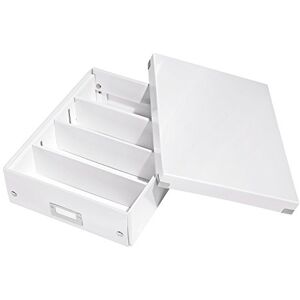 Leitz Organizér Click & Store Wow od , 60570001, šedý karton, bílá střední Leitz Organizér Click & Store Wow od , 60570001, šedý karton, bílá střední