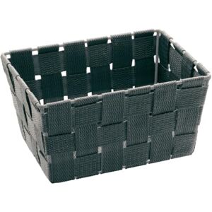 Wenko Aufbewahrungskorb Adria Mini Grau Badkorb, rechteckig, Polypropylen, 19 x 9 x 14 cm, Grau Mini Long Wenko Aufbewahrungskorb Adria Mini Grau Badkorb, rechteckig, Polypropylen, 19 x 9 x 14 cm, Grau Mini Long
