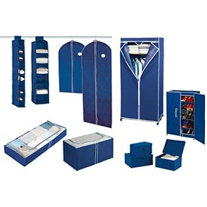 Wenko Jumbo-Box Air, úložný box na textilie, s průzorem a 3stranným zipem, chrání před moly, prachem a nečistotami, z prodyšného vliesového materiálu, 91 × 48 × 53 cm, námořnická modrá Wenko Jumbo-Box Air, úložný box na textilie, s průzorem a 3stranným zipem, chrání před moly, prachem a nečistotami, z prodyšného vliesového materiálu, 91 × 48 × 53 cm, námořnická modrá