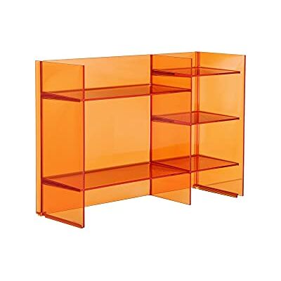 Kartell 09910AT Sound-Rack regálová stěna, bambus, tmavě oranžová, 26 x 53 x 75 cm Kartell 09910AT Sound-Rack regálová stěna, bambus, tmavě oranžová, 26 x 53 x 75 cm