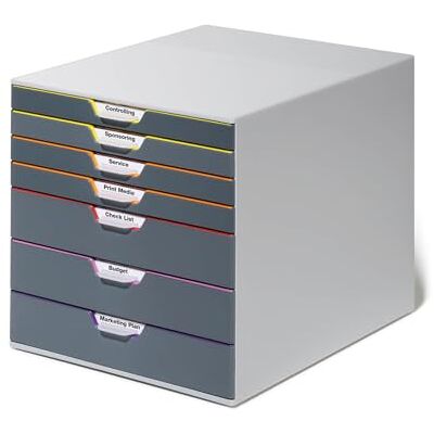 Durable box se zásuvkami Varicolor, barevný odtok Durable box se zásuvkami Varicolor, barevný odtok