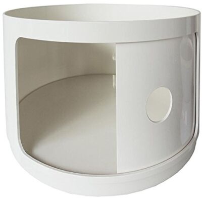 Kartell 495503 Stavební prvek Componibili kulatý neprůhledný průměr 42 x 38,5 cm ABS, bílý Kartell 495503 Stavební prvek Componibili kulatý neprůhledný průměr 42 x 38,5 cm ABS, bílý