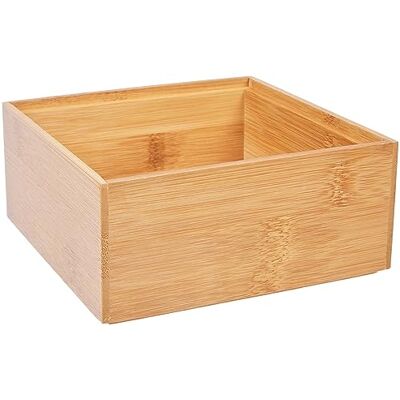 Zeller 13330 organizér 15 x 15 x 7 cm, Bamboo Zeller 13330 organizér 15 x 15 x 7 cm, Bamboo