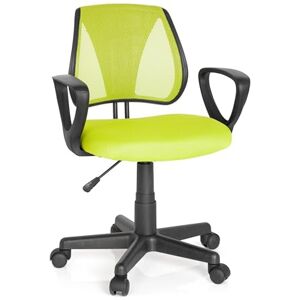 hjh OFFICE 725108 otočná židle pro děti a mládež KIDDY CD síťovina zelená výškově nastavitelné opěradlo zad, židle s loketními opěrkami hjh OFFICE 725108 otočná židle pro děti a mládež KIDDY CD síťovina zelená výškově nastavitelné opěradlo zad, židle s loketními opěrkami