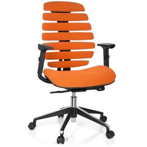 hjh OFFICE Profi kancelářská židle Ergo LINE II látka oranžová, ergonomická otočná židle, testováno GS, TÜV Süd podle DIN EN 1335-1, 1335-2 hjh OFFICE Profi kancelářská židle Ergo LINE II látka oranžová, ergonomická otočná židle, testováno GS, TÜV Süd podle DIN EN 1335-1, 1335-2