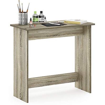Furinno Simplistic psací stůl, počítačový stůl, PC stůl, kancelářský stůl, dřevo, Sonoma Oak, 39,4 x 80 x 75,7 cm Furinno Simplistic psací stůl, počítačový stůl, PC stůl, kancelářský stůl, dřevo, Sonoma Oak, 39,4 x 80 x 75,7 cm