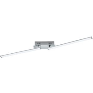 Eglo LED stropní svítidlo Lasana 2, 2 žárovky stropní svítidlo, materiál: hliník, ocel, plast, barva: Chrom, bílá Eglo LED stropní svítidlo Lasana 2, 2 žárovky stropní svítidlo, materiál: hliník, ocel, plast, barva: Chrom, bílá