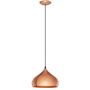 Eglo Závěsné svítidlo Hapton, závěsná lampa industriální, vintage závěsné svítidlo z kovu v mědi, lampa na jídelní stůl, závěsná lampa do obývacího pokoje s objímkou E27, Ø 29 cm Eglo Závěsné svítidlo Hapton, závěsná lampa industriální, vintage závěsné svítidlo z kovu v mědi, lampa na jídelní stůl, závěsná lampa do obývacího pokoje s objímkou E27, Ø 29 cm