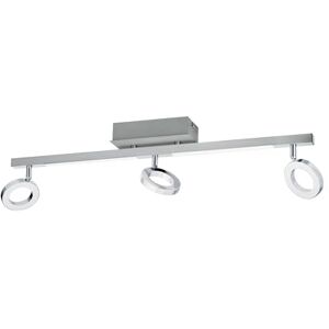 Eglo LED stropní svítidlo Cardillo, stropní svítidlo se 3 žárovkami, stropní zářič z hliníku, kovu a plastu, lampa do obývacího pokoje v chromu, LED lampa do chodby teplá bílá Eglo LED stropní svítidlo Cardillo, stropní svítidlo se 3 žárovkami, stropní zářič z hliníku, kovu a plastu, lampa do obývacího pokoje v chromu, LED lampa do chodby teplá bílá