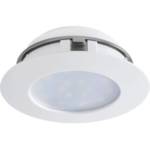 Eglo Vestavný LED reflektor Pineda, bodové světlo z plastu, vestavné svítidlo v bílé, vestavné bodové ploché, Ø 10,2 cm Eglo Vestavný LED reflektor Pineda, bodové světlo z plastu, vestavné svítidlo v bílé, vestavné bodové ploché, Ø 10,2 cm