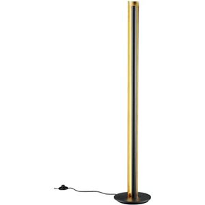 TRIO LIGHTING FOR YOU Trio Leuchten LED stojací lampa 474410179 Texel, 15 wattů LED, Switch stmívač černá zlatá barva 25 x 25 x 142. 5 cm TRIO LIGHTING FOR YOU Trio Leuchten LED stojací lampa 474410179 Texel, 15 wattů LED, Switch stmívač černá zlatá barva 25 x 25 x 142. 5 cm