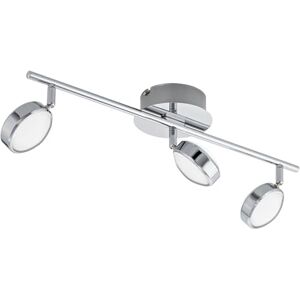 Eglo LED stropní svítidlo Salto, stropní svítidlo se 3 žárovkami, stropní zářič z kovu a plastu, lampa do obývacího pokoje v chromu, LED lampa do chodby teplá bílá Eglo LED stropní svítidlo Salto, stropní svítidlo se 3 žárovkami, stropní zářič z kovu a plastu, lampa do obývacího pokoje v chromu, LED lampa do chodby teplá bílá