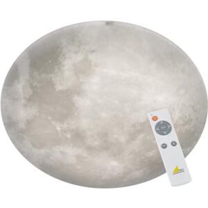 Trio-Leuchten LED stropní svítidlo Lunar 627516000, akryl s motivem měsíce, vyměnitelné fáze měsíce, 1 x 40 W LED, nastavitelný jas, funkce nočního světla, vč. dálkového ovládání, bílé Trio-Leuchten LED stropní svítidlo Lunar 627516000, akryl s motivem měsíce, vyměnitelné fáze měsíce, 1 x 40 W LED, nastavitelný jas, funkce nočního světla, vč. dálkového ovládání, bílé