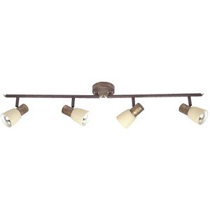 Brilliant Lampa Luca Spotrohr 4flg stará měď / šampaňské 4x R50, E14, 40 W, vhodné pro reflektory (nejsou součástí dodávky) Paže otočná/hlavy otočné Brilliant Lampa Luca Spotrohr 4flg stará měď / šampaňské 4x R50, E14, 40 W, vhodné pro reflektory (nejsou součástí dodávky) Paže otočná/hlavy otočné