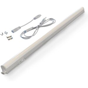 Briloner LED lišta s vypínačem, neutrální bílá barva světla, vč. propojovacího kabelu, podhledové svítidlo do kuchyně, LED světelná lišta do kuchyně, osvětlení skříně, kuchyňská lampa, lampa, 58,5 x Briloner LED lišta s vypínačem, neutrální bílá barva světla, vč. propojovacího kabelu, podhledové svítidlo do kuchyně, LED světelná lišta do kuchyně, osvětlení skříně, kuchyňská lampa, lampa, 58,5 x