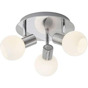 Brilliant Lampa Tiara Spotrondell 3flg železo/bílá 3x D45, E14, 40 W, vhodná pro žárovky s kapkami (není součástí dodávky) hlavy otočné Brilliant Lampa Tiara Spotrondell 3flg železo/bílá 3x D45, E14, 40 W, vhodná pro žárovky s kapkami (není součástí dodávky) hlavy otočné