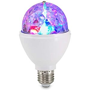 Briloner LED disko koule E27 s barevným RGB světlem, rotující světlo, osvětlovací prostředek, disko světlo party světlo, party dekorace narozeniny, osvětlení párty, lampa, žárovka, LED žárovka, 12,9 Briloner LED disko koule E27 s barevným RGB světlem, rotující světlo, osvětlovací prostředek, disko světlo party světlo, party dekorace narozeniny, osvětlení párty, lampa, žárovka, LED žárovka, 12,9