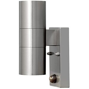 Konstsmide Gnosjö Modena 7542-000 Wandleuchte up und down, Breite 6,5 cm Tiefe 11 cm Höhe 20 cm, 2x 35W, IP44, Edelstahl 7542-000 Konstsmide Gnosjö Modena 7542-000 Wandleuchte up und down, Breite 6,5 cm Tiefe 11 cm Höhe 20 cm, 2x 35W, IP44, Edelstahl 7542-000