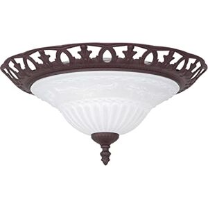 Trio-Leuchten Stropní svítidlo Rustica 6102021-24, kov nerezový, bez 2x E27 Trio-Leuchten Stropní svítidlo Rustica 6102021-24, kov nerezový, bez 2x E27