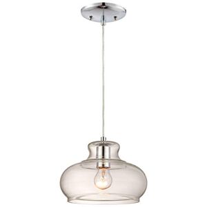 Westinghouse Lighting 63458 závěsné svítidlo s 1 lampou, provedení chrom s čirým sklem stínidlo lampy Westinghouse Lighting 63458 závěsné svítidlo s 1 lampou, provedení chrom s čirým sklem stínidlo lampy