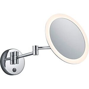 Trio-Leuchten LED koupelnové nástěnné zrcadlo 282990106 View, kov chromovaný, akryl bílý, 3 W LED, dotykový vypínač, 36 x 21. 6 x 21. 6 cm, chrom Trio-Leuchten LED koupelnové nástěnné zrcadlo 282990106 View, kov chromovaný, akryl bílý, 3 W LED, dotykový vypínač, 36 x 21. 6 x 21. 6 cm, chrom