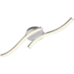 Briloner Svítidla – LED stropní svítidlo, vlnitá stropní lampa, 2 žárovky, 2 x 6 W, teplé bílé světlo, 55,4 cm, barva hliníku, hliník Briloner Svítidla – LED stropní svítidlo, vlnitá stropní lampa, 2 žárovky, 2 x 6 W, teplé bílé světlo, 55,4 cm, barva hliníku, hliník