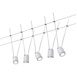 Paulmann 3980 Wire System TunLED 5x4W bílá/chrom matný 230/12V 3980 lanové světlo lanová lampa stropní svítidlo Paulmann 3980 Wire System TunLED 5x4W bílá/chrom matný 230/12V 3980 lanové světlo lanová lampa stropní svítidlo