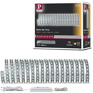 Paulmann Function MaxLED 500 základní sada 10 m teplá bílá 33W 230/24V 75VA stříbrná Paulmann Function MaxLED 500 základní sada 10 m teplá bílá 33W 230/24V 75VA stříbrná