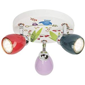 Brilliant Lampa Birds LED Spotrondell 3flg barevná 3x LED-PAR51, GU10, 3W včetně reflektorových žárovek LED, (250 lm, 3000 K) hlavy otočné Brilliant Lampa Birds LED Spotrondell 3flg barevná 3x LED-PAR51, GU10, 3W včetně reflektorových žárovek LED, (250 lm, 3000 K) hlavy otočné