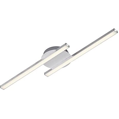 Briloner Svítidla – LED stropní svítidlo, stropní lampa, 2 žárovky, 2 x 6 W, teplé bílé světlo, 55. 4 cm, barva hliníku, hliník Briloner Svítidla – LED stropní svítidlo, stropní lampa, 2 žárovky, 2 x 6 W, teplé bílé světlo, 55. 4 cm, barva hliníku, hliník