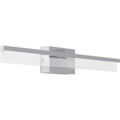 Eglo LED nástěnná lampa Palmital, osvětlení zrcadla, nástěnné svítidlo z hliníku, kovu a plastu, koupelna lampa v chromu, LED svítidlo do vlhkého prostoru teplá bílá, IP44 Eglo LED nástěnná lampa Palmital, osvětlení zrcadla, nástěnné svítidlo z hliníku, kovu a plastu, koupelna lampa v chromu, LED svítidlo do vlhkého prostoru teplá bílá, IP44