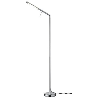 Trio-Leuchten LED stojací lampa Filigran 420490107, kov nikl matný, 1x 6 W, stmívač tlačítek Trio-Leuchten LED stojací lampa Filigran 420490107, kov nikl matný, 1x 6 W, stmívač tlačítek