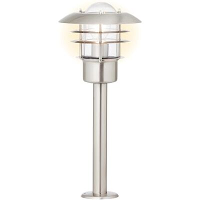 Brilliant Lampa Terrence Venkovní svítidlo s paticí 50 cm ušlechtilá ocel 1x A60, E27, 60 W, vhodné pro běžné žárovky (není součástí dodávky) IP stupeň ochrany: 44 ochrana proti stříkající vodě Brilliant Lampa Terrence Venkovní svítidlo s paticí 50 cm ušlechtilá ocel 1x A60, E27, 60 W, vhodné pro běžné žárovky (není součástí dodávky) IP stupeň ochrany: 44 ochrana proti stříkající vodě