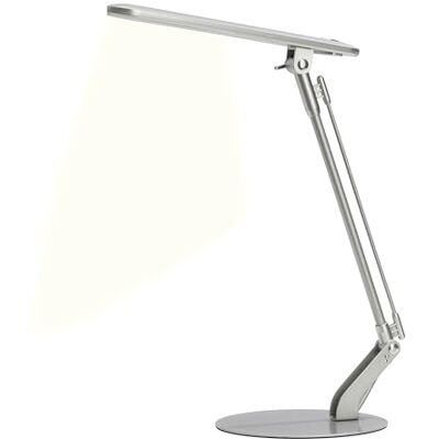 Brilliant Lampa Brendan LED lampa na psací stůl titan 1x 6 W LED integrovaná (SMD), (680 lm, 4100 K) tlakový spínač na hlavě Brilliant Lampa Brendan LED lampa na psací stůl titan 1x 6 W LED integrovaná (SMD), (680 lm, 4100 K) tlakový spínač na hlavě