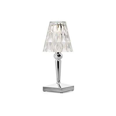 Kartell Baterie, stolní lampa, chromovaná Kartell Baterie, stolní lampa, chromovaná