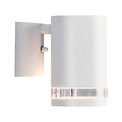 Konstsmide Modern 7511-250 Modena Single Wall Light, Matt White Konstsmide Modern 7511-250 Modena Single Wall Light, Matt White
