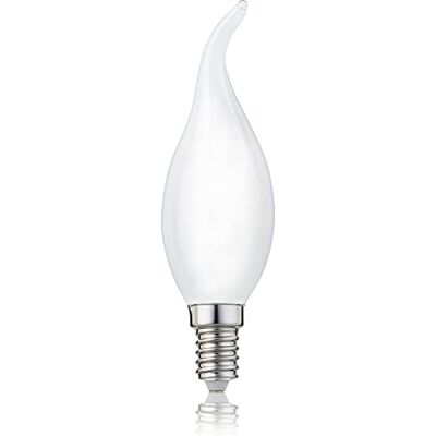 Hellum E14 LED žárovka teplá bílá 2700 K, tvar svíčky proti větru, matná, 2,2 W nahrazuje 25 W, 250 lm, bez mihotání, úhel vyzařování 330°, nestmívatelná, okamžitě 100% jas 207408 Hellum E14 LED žárovka teplá bílá 2700 K, tvar svíčky proti větru, matná, 2,2 W nahrazuje 25 W, 250 lm, bez mihotání, úhel vyzařování 330°, nestmívatelná, okamžitě 100% jas 207408