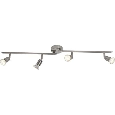 Brilliant Loona LED Spotrohr 4 flg stropní zářič otočný železo 1000 lumenů, 4x GU10 3W včetně reflektorových žárovek LED Brilliant Loona LED Spotrohr 4 flg stropní zářič otočný železo 1000 lumenů, 4x GU10 3W včetně reflektorových žárovek LED