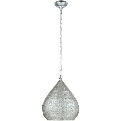 Eglo Závěsné svítidlo Melilla, 1 plamenná závěsná lampa vintage, orientální, marocké, závěsné svítidlo z oceli ve stříbrné barvě, lampa na jídelní stůl, lampa do obývacího pokoje závěsná s objímkou Eglo Závěsné svítidlo Melilla, 1 plamenná závěsná lampa vintage, orientální, marocké, závěsné svítidlo z oceli ve stříbrné barvě, lampa na jídelní stůl, lampa do obývacího pokoje závěsná s objímkou